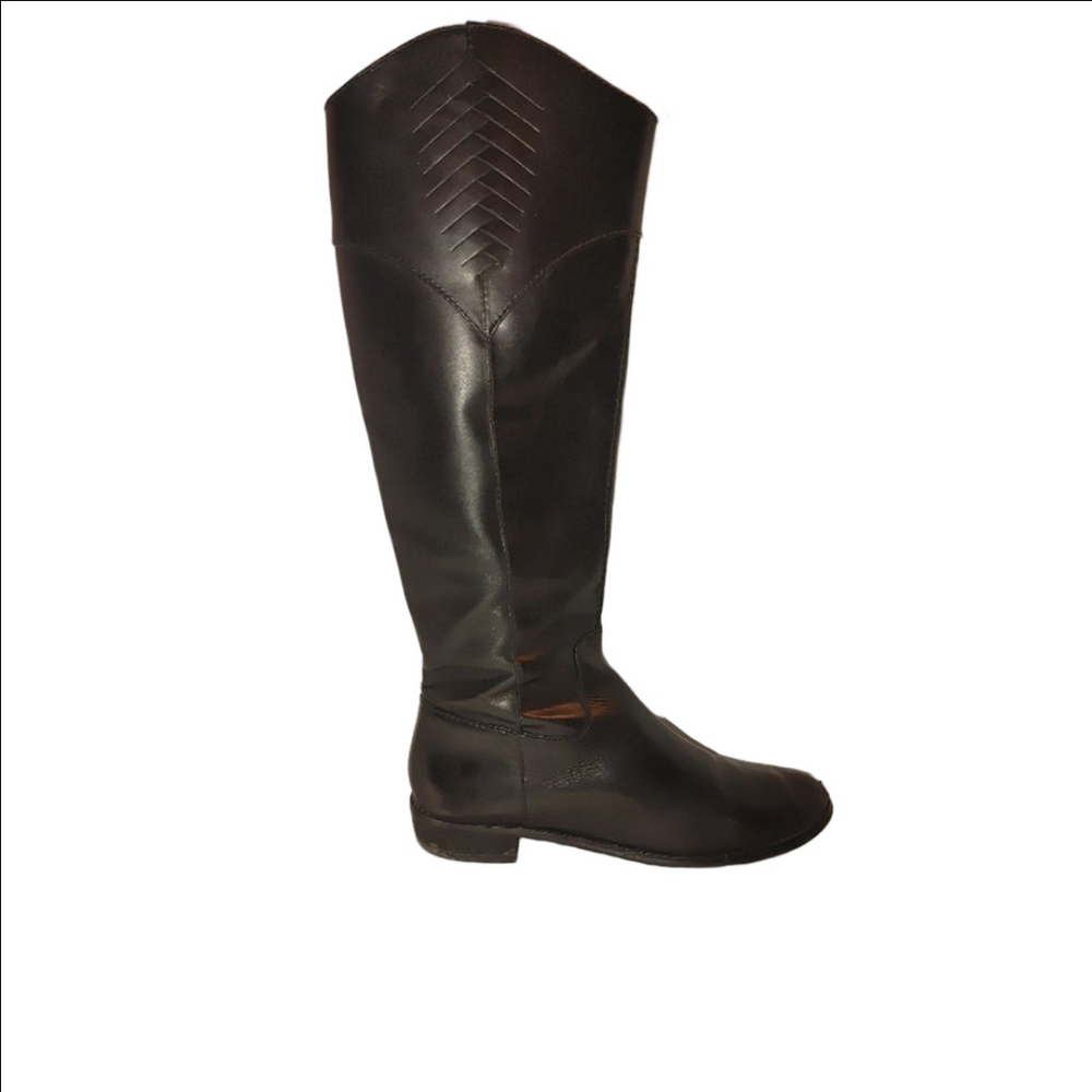 Tahari Rupert Leather Riding Boots Size 10M